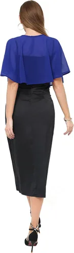Miniatura 6 de Chal de gasa para mujer, capelets transparentes para vestido de noche, boda, capa