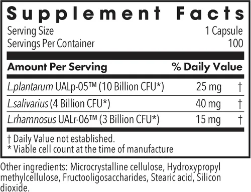 Miniatura 3 de Allergy Research Group Lactobacillus 100 cápsulas vegetales