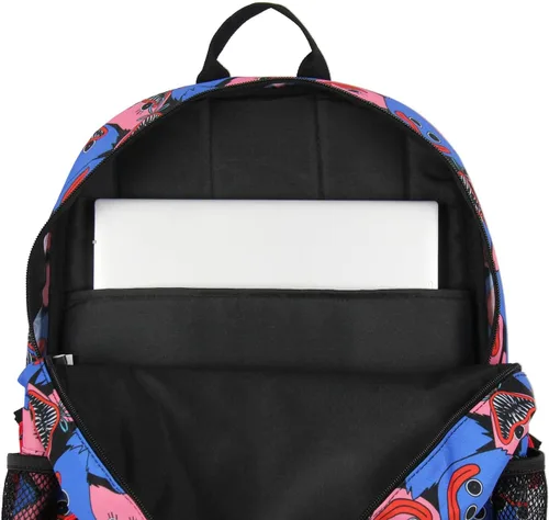 Miniatura 3 de Mad Engine Poppy Playtime Mochila Kissy Missy And Huggy Allover - Mochila de viaje para computadora portátil y escuela, de 17 pulgadas