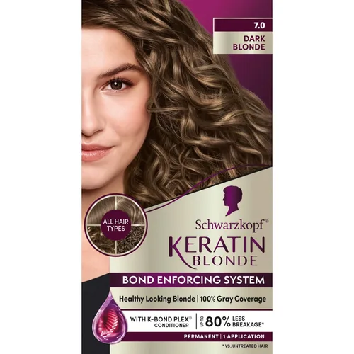 Miniatura 15 de Schwarzkopf con queratina color para el cabello Medium Blonde