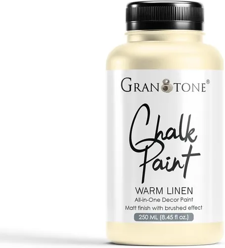 Miniatura 46 de GRANOTONE Pintura a la tiza para muebles Pintura acrílica a base de agua con acabado mate para madera, paredes, metal, vidrio, papel, lienzo