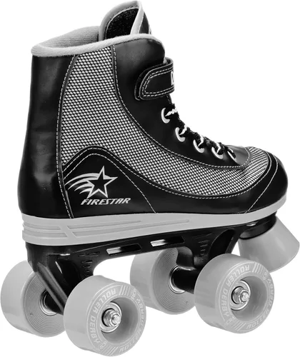 Miniatura 4 de Roller Derby Firestar Patines para Niños, Niñas, Principiantes, Infantiles Negro /Gris