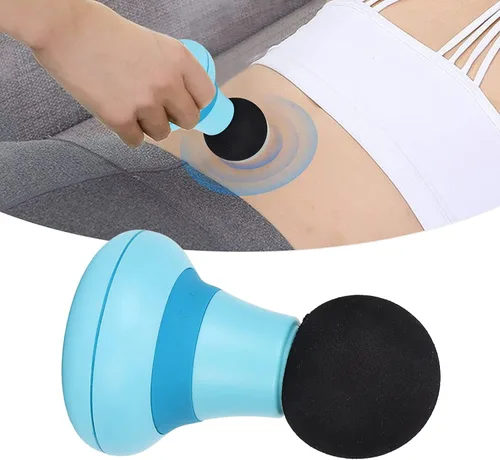Miniatura 7 de Mini pistola de masaje, mini masajeador portátil con carga USB, masajeador personal eléctrico de mano con vibración de 6 velocidades, masajeador
