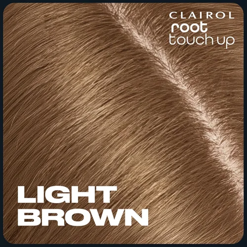 Miniatura 4 de Clairol Spray de coloración temporal para el cabello para retoque de raíces, color marrón claro, cobertura instantánea de raíces grises de aspecto