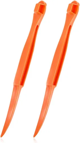 Miniatura 8 de Cortador de cáscara de cítricos de naranja, cortador de frutas de plástico, removedor de abridor de limón, herramientas de frutas y verduras, Verde