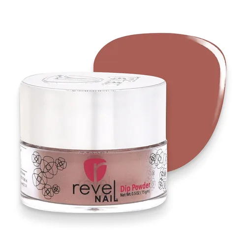 Miniatura 9 de Revel Nail Polvo de inmersión – Esmalte de uñas en polvo transparente y rosa, polvo de inmersión resistente a las virutas con vitamina E y calcio