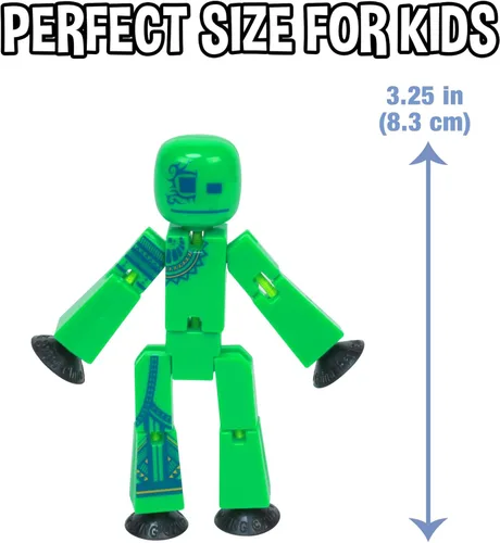 Miniatura 3 de Zing StikBot Zingtannica Paquete de Acción - Figuras de Acción Coleccionables y Accesorios, Incluye 1 Stikbot, 1 Juego de Accesorios, Animación Stop