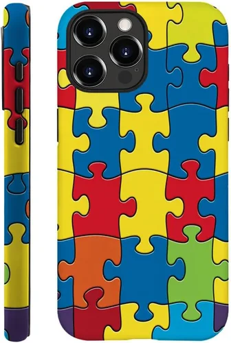 Miniatura 16 de SEized Funda compatible con iPhone 13 Pro Max, funda de teléfono con patrón de vaca blanca y negra para niñas, mujeres, niños y hombres, funda