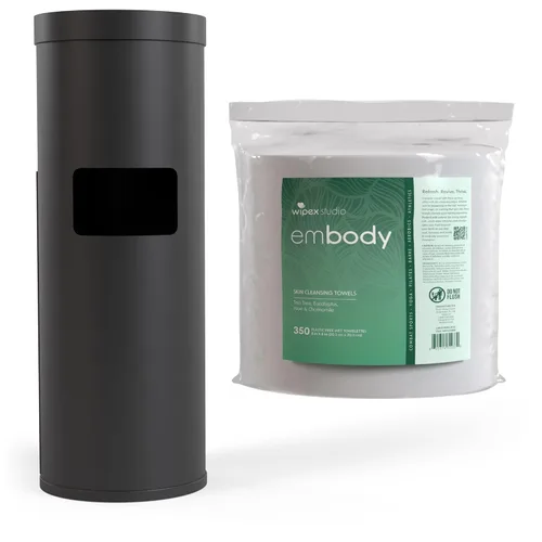 Miniatura 14 de Wipex Embody Body Wipes - Paño grande a base de plantas con aceite de árbol de té para una limpieza rápida, ideal para atletas, yoga, gimnasio