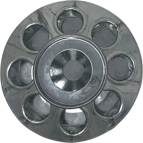 Miniatura 2 de Harris Farms Tarro con base de alimentador galvanizado, 1 cuarto de galón (3 alimentadores)