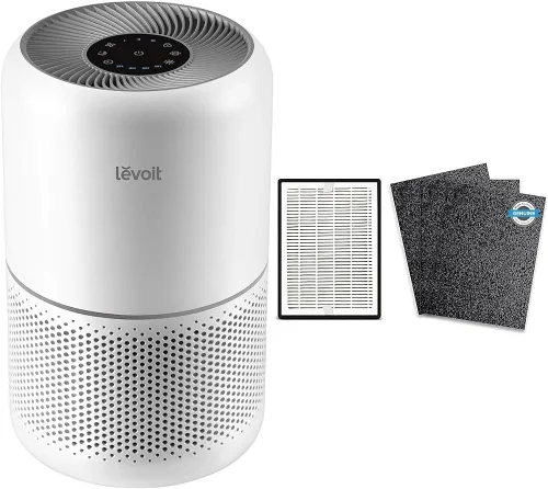 LEVOIT Purificador de aire para alergias en el hogar, pelo de mascotas en el dormitorio y filtro de repuesto para purificador de aire LV-H126,