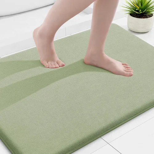 Miniatura 88 de Smiry Tapetes de Baño de Espuma Viscoelástica 36 x 24 pulgadas, Tapetes de Baño Extra Suaves y Absorbentes, Alfombra Antideslizante Lavable