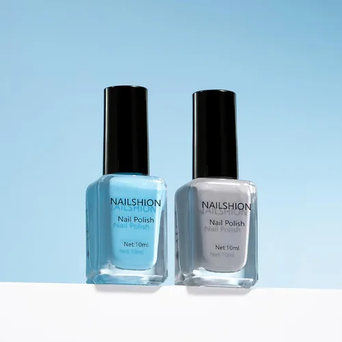 Miniatura 20 de Capa base y capa superior, esmalte de uñas regular transparente, rico en calcio VE secado rápido al aire fortalecimiento de uñas, sin gel, 2 piezas