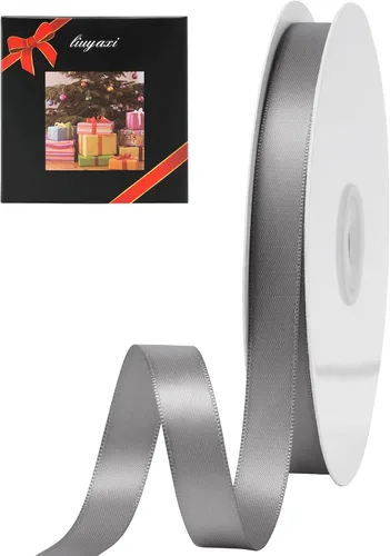 Miniatura 38 de LIUYAXI Cinta negra de doble cara, 1-1/2 pulgadas x 50 yardas, uso para envoltura de regalos, ramos de flores, fabricación de lazos, decoración