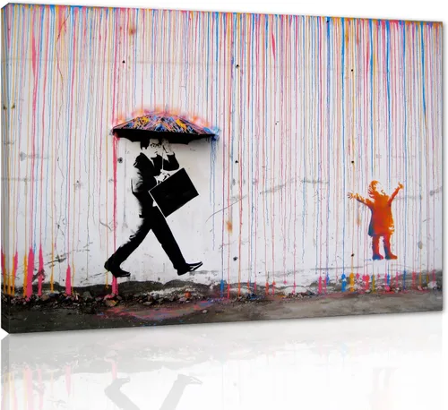 Miniatura 16 de Yatsen Bridge Arte Callejero Clásico Banksy Graffiti Arte de Pared Detrás de la Cortina Pósters Pinturas en Lienzo Imágenes de Graffiti Coloridas