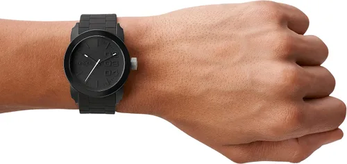 Miniatura 4 de Diesel Reloj doble para hombre con correa de silicona