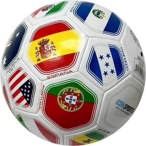 Miniatura 2 de Copa del Mundo País Brasil Entrenamiento Balón de Fútbol al Aire Libre Tamaño 5 Tamaño Futol (Tamaño 5) - Negro Verison