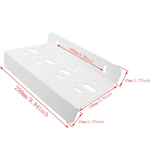 Miniatura 5 de TAODAN Soporte de carcasa de filtro de agua de acero resistente de 20 pulgadas para montaje en toda la casa, reduce la flexibilidad y soporta