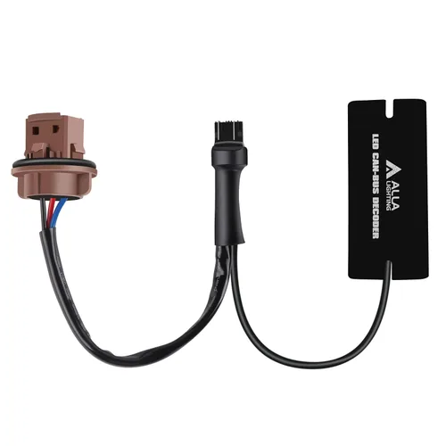 Miniatura 4 de Alla Lighting Decodificadores LED para antiparpadeo Fix Luces de señal de giro Bombillas Hyper Flash Resistor Adaptador Arnés Kits/Fix Error Free
