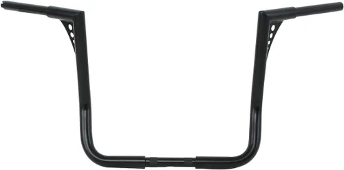 Miniatura 12 de TCMT Barra Ape Hanger Negra de 12" Rise, Manillar Grueso de 1-1/4", Compatible con Harley Dressers Baggers Touring CVO Street Glide Tri Glide