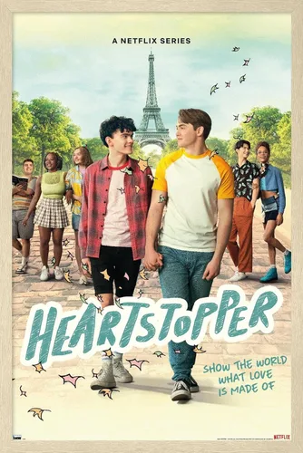 Miniatura 7 de Trends International Netflix Heartstopper: Season 2 - Póster de pared de una hoja, 22.4 pulgadas de largo x 14.7 pulgadas, versión enmarcada