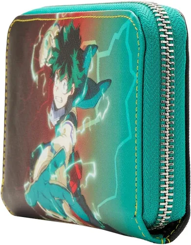 Miniatura 2 de Loungefly My Hero Academia Deku - Cartera con cremallera, Varios colores, Cartera
