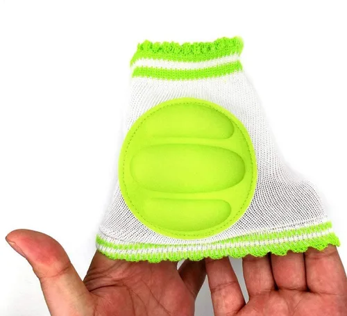 Miniatura 6 de 3 pares de rodilleras para gatear Protector de seguridad ajustable, transpirable, impermeable, almohadillas elásticas antideslizantes para bebés