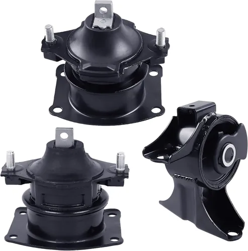 Miniatura 18 de Kit de montaje de motor y transmisión, 3 piezas, compatible con Nissan Sentra 1995-1999, 200SX 1995-1998 Reemplazar A6324 A6379 A6398