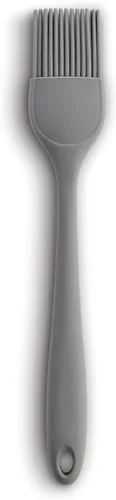 Miniatura 16 de Mrs. Anderson's Baking Espátula delgada de silicona, flexible y antiadherente, diseño de una sola pieza, rojo, para mezclar, plegar, raspar, hornear