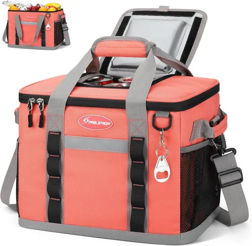 Miniatura 9 de Maelstrom Collapsible Soft Cooler Bag,35/55/75 Cans Beach Cooler with Flip Top Lid, Ice Chest, Leakproof & Portable for Beach, Camping, Road Trips &