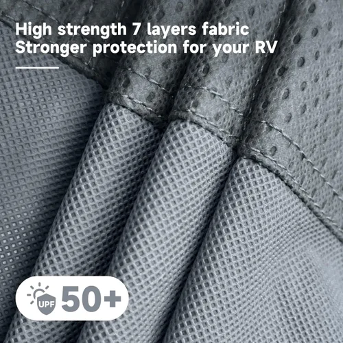 Miniatura 3 de VINPATIO - Cubierta resistente para remolque, cámper, Toy Hauler, caravana de 22 a 24 pies. de 7 capas, con correas resistentes al viento, cubiertas