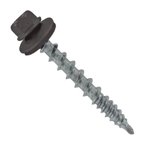 Miniatura 23 de Fasteners Plus ST Fastening Kwikseal Woodbinder Tornillos de Metal a Madera #10 X 1 Burgundy con Arandela de Goma EPDM, 250 Unidades - Diseñados