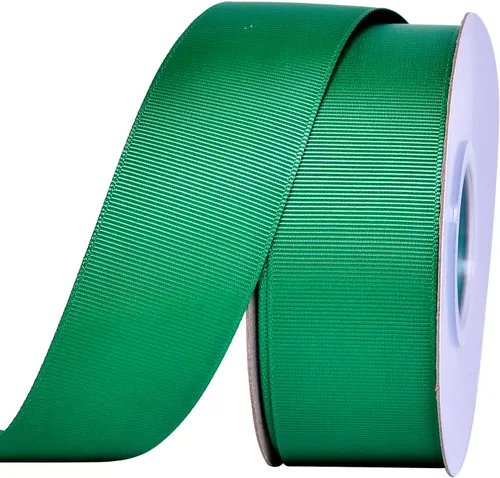 Miniatura 88 de Ribest Cinta de grogrén verde manzana, 1/4 de pulgada, 50 yardas, cinta verde manzana para envolver regalos, ramo de flores, lazos para el pelo
