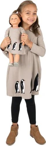 Miniatura 49 de Leveret - Conjunto de vestidos a juego para niña y para muñeca, 100% algodón, gran variedad de estilos, (tallas de 2 a 14 años)