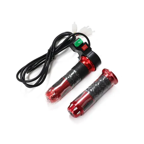 Miniatura 6 de BEUTEE Mango de acelerador universal, interruptor de engranaje de 3 velocidades con bocina de 60 V, piezas de modificación de coche eléctrico