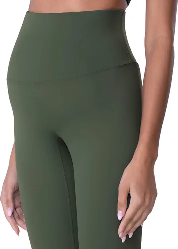 Miniatura 5 de POSHDIVAH - Mallas de maternidad, para usar sobre el vientre, pantalones de yoga para el embarazo, para entrenamiento activo