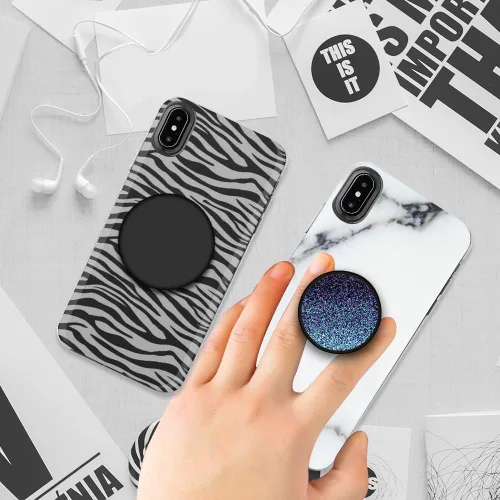 Miniatura 7 de Soporte De Teléfono Celular Plegable Expandiendo Zócalos De Teléfono Titular De Agarre De Dedo Para Smartphone
