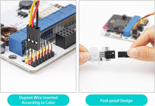 Miniatura 5 de ELECFREAKS Microbit Smart Agriculture Kit Micro:bit Sensor Starter Kit Pulpo Series Sensor, DIY Programación STEM Kit con Módulos Electrónicos