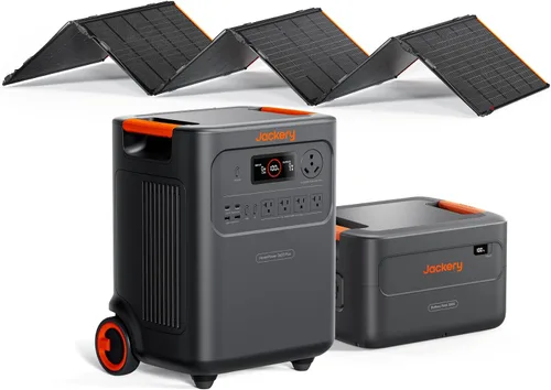 Miniatura 10 de Jackery - Estación de energía portátil HomePower 3600 Plus, salida de CA de 3600 W, generador solar LFP de 3584 Wh, expandible hasta 43 kWh