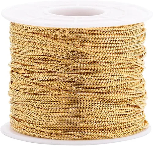 Miniatura 10 de AGCFABS 16.4 ft/Pack Cadena de Serpiente Collar de Enlace a Granel para Collar DIY Joyería Fabricación Hecho a Mano Encontrar Accesorios (Bronce)