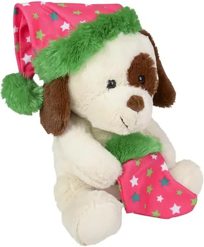 Miniatura 6 de The Dreidel Company Oso de Navidad de Santa con Bota, Oso de Peluche con Barriga, Oso de 9.5 Pulgadas de Peluche Relleno, Juguetes Super Suaves