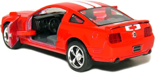 Miniatura 2 de KiNSMART - Maqueta de coche, modelo Ford Mustang GT (escala 1:38), 5" de metal fundido a presión (color rojo carrera)