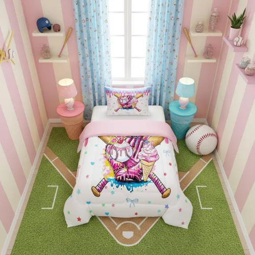 Miniatura 47 de Juego de edredón de caricaturas de autos para adolescentes, juego de ropa de cama de transporte urbano, ropa de cama para decoración del hogar