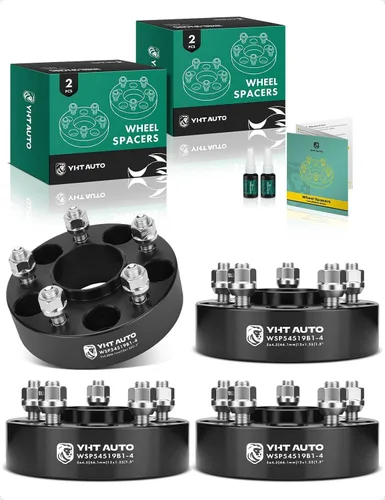 Miniatura 17 de YHTAUTO 5x4.5 Espaciadores de Rueda 1 Pulgada Centrados en Buje, Compatibles con Modelos Nissan e Infiniti, Altima, GTR, G35, M56, Q50 5x114.3 mm