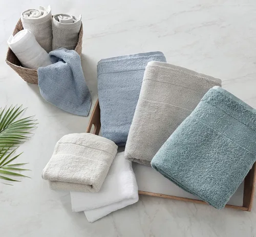 Miniatura 3 de Tommy Bahama - Toallas de baño, absorbentes y resistentes a la decoloración, certificado Oeko-Tex, blanco (Island Retreat White, 6 piezas)