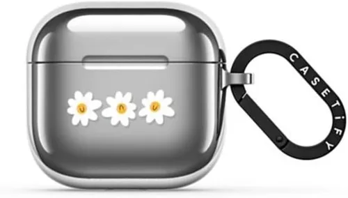 Miniatura 15 de CASETiFY Funda Mirror Airpods Pro (2.ª generación) con anillo, color negro Kingsnake