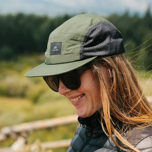 Miniatura 6 de Wallowa Trail Hat, una gorra ligera de nailon y malla elástica de 5 paneles