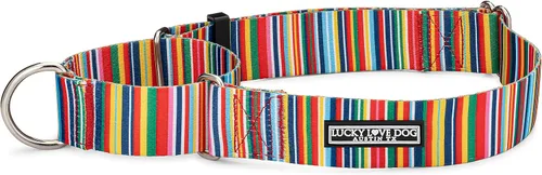 Miniatura 24 de Lucky Love Dog Collar Ancho para Perros - Collar Ajustable, Duradero, Tejido Suave y Cómodo de 1.5 Pulgadas de Ancho para Perros Machos y Hembras
