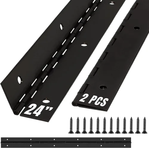 Miniatura 12 de Bisagra de piano resistente plateada de 48 pulgadas plateado