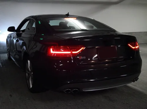 Miniatura 3 de iJDMTOY OEM-Spec - Conjunto de barra de luz de freno para parabrisas trasero de montaje alto con lente roja, compatible con Audi A5 S5 2008-2017